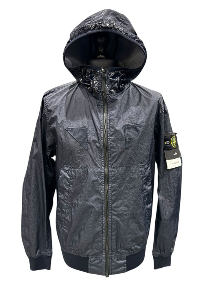 Stone Island Membrana Navy hooded jacket BNWT